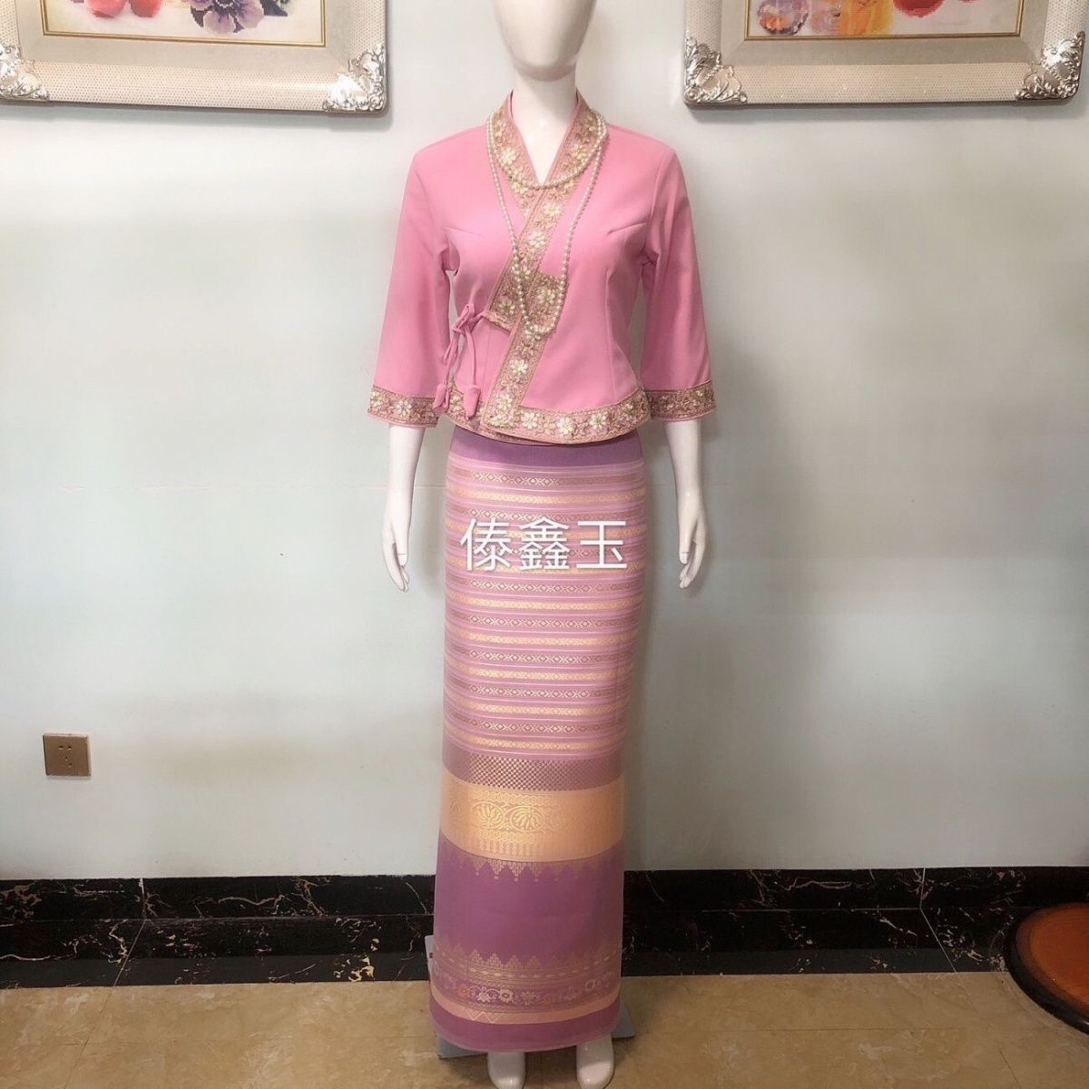 Batik Sarong Wrap - 2 шт., таиландская длинная юбка Gyi,