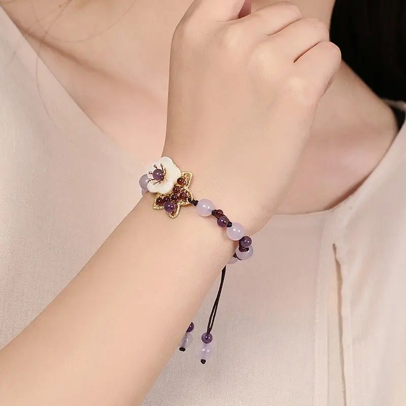 Ethnic Fashion Girls - Китайский хрустальный браслет в стиле Мори,