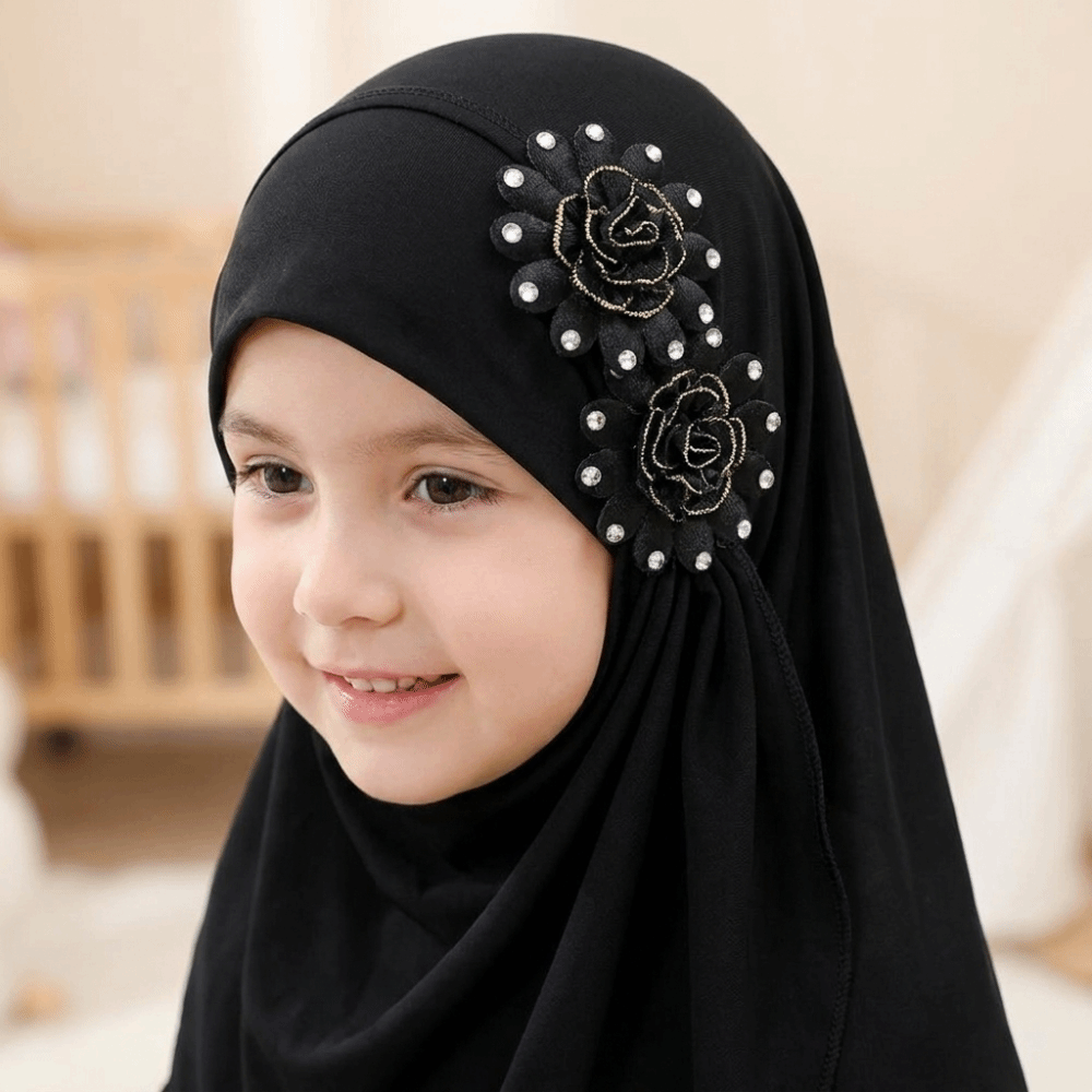 Ethnic Fashion Girls - Подарочный детский хиджаб с этническими узорами,