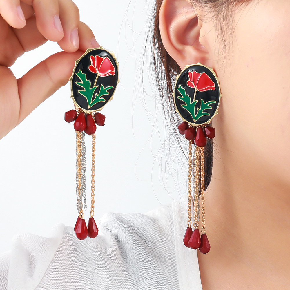 Ethnic Fashion Trends 2026 - Новые трендовые серьги 2026 года: эмалевые