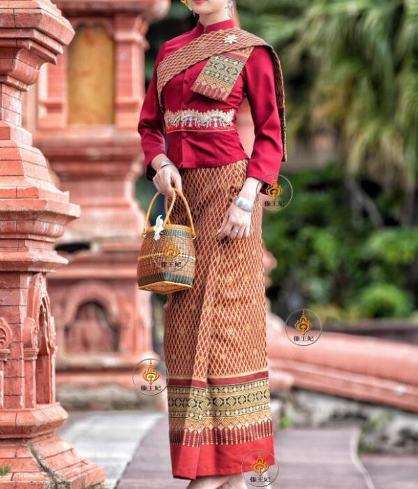 Batik Sarong Wrap - Таиландское платье женское весеннее винтажное Юго-Восточной