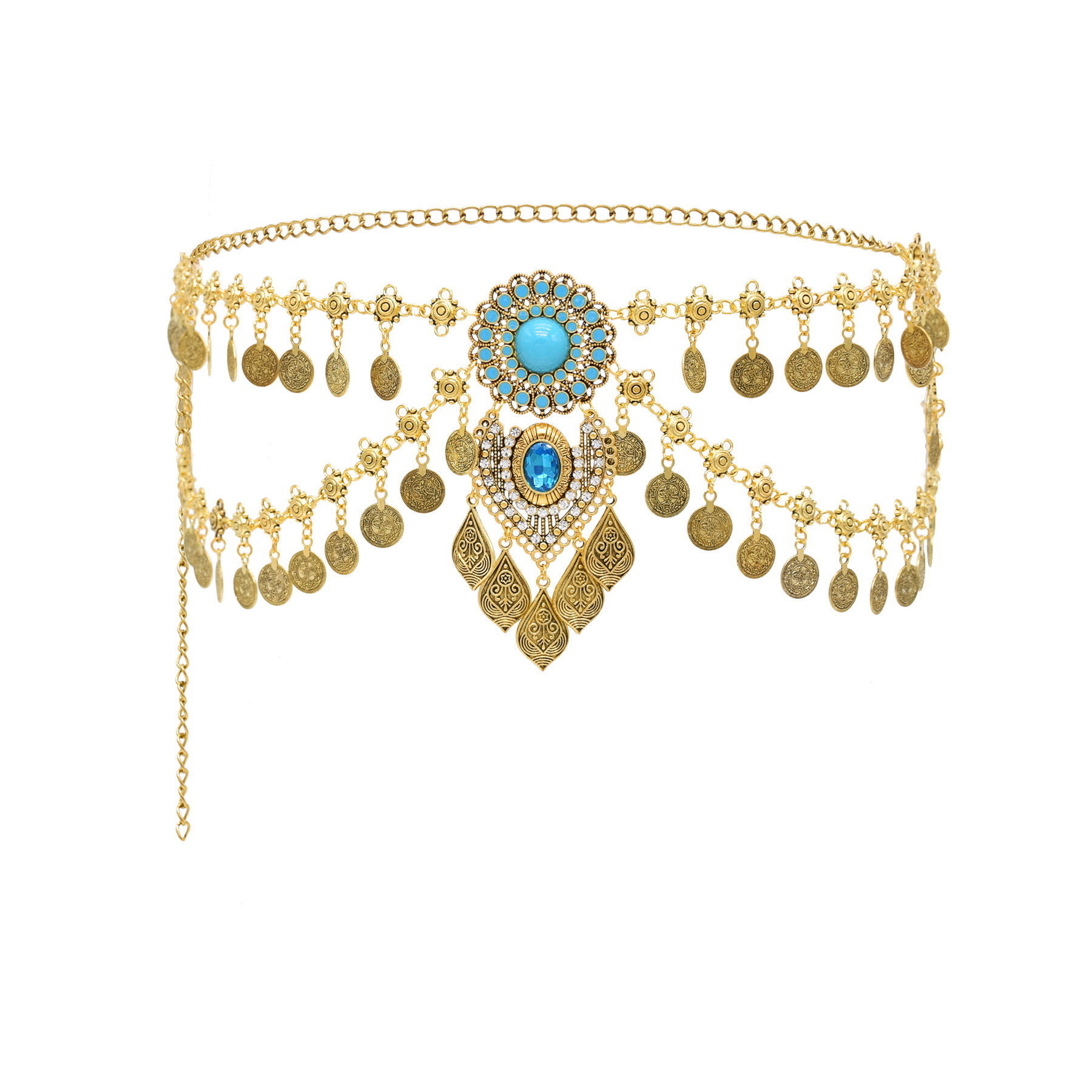 Ethnic Boho Fashion - Женская цепочка на талию из искусственного