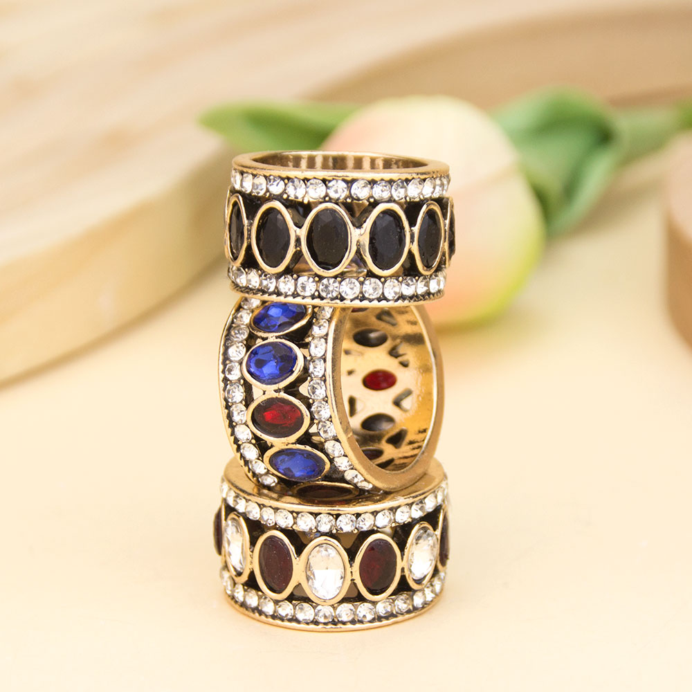 Ethnic Fashion Men - Винтажные турецкие кольца на палец, женские