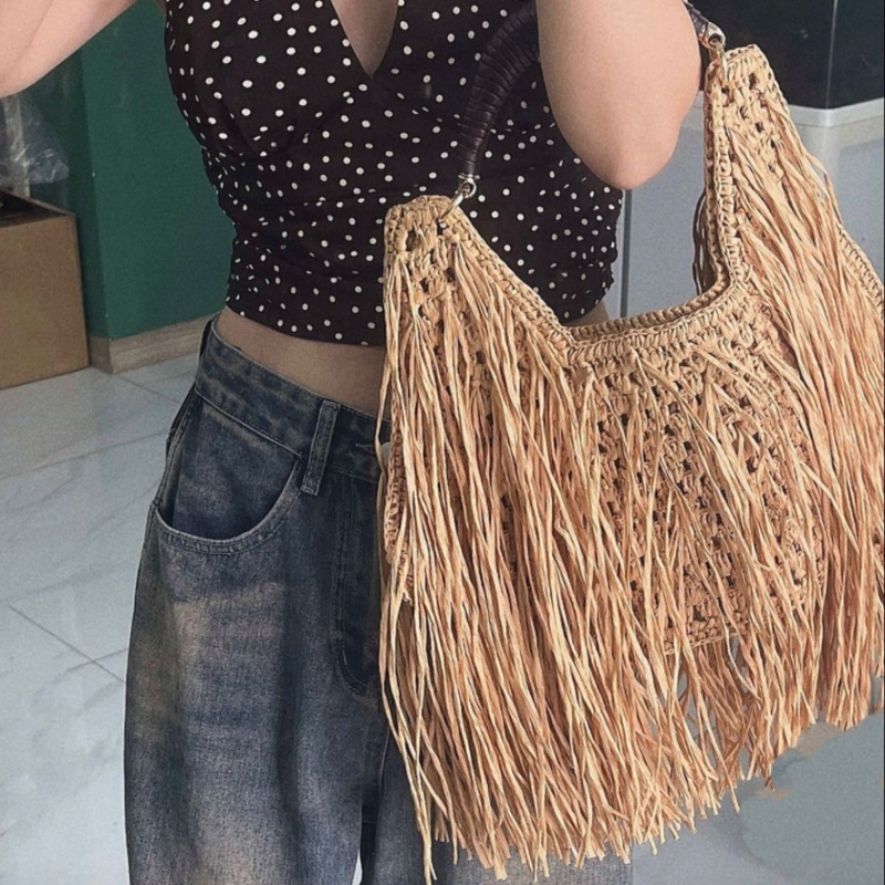 Богемная соломенная сумка с ба – обзор и цена Ethnic Boho Fashion