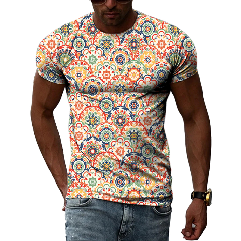 Модная мужская футболка в этни – обзор и цена Y2K Ethnic Fashion