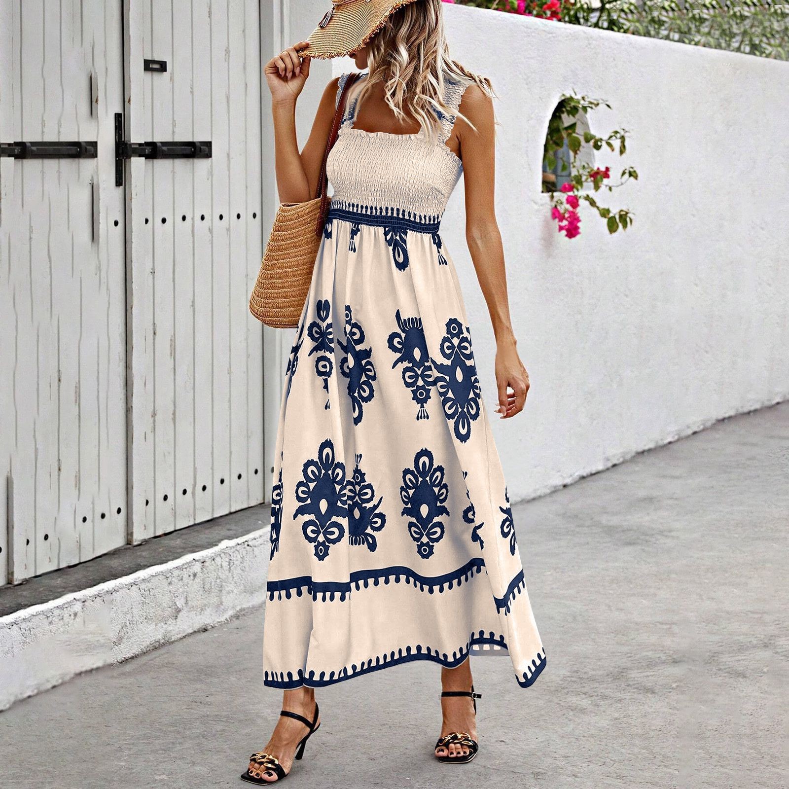 Пляжное платье с цветочным при – обзор и цена Ethnic Boho Fashion