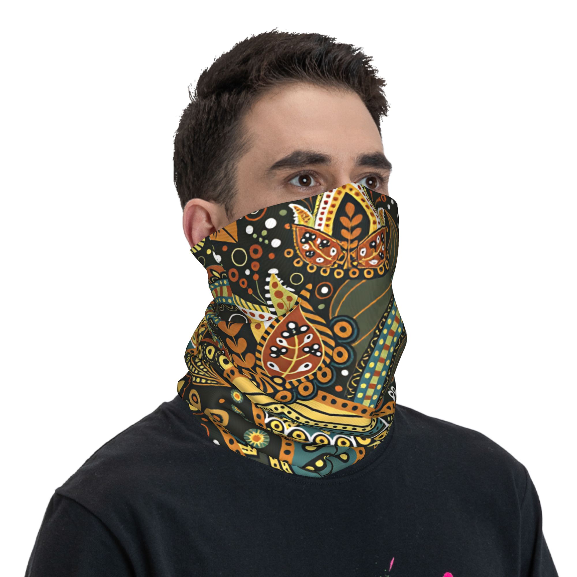 Ретро-балаклава в этническом с – обзор и цена Ethnic Fashion Men