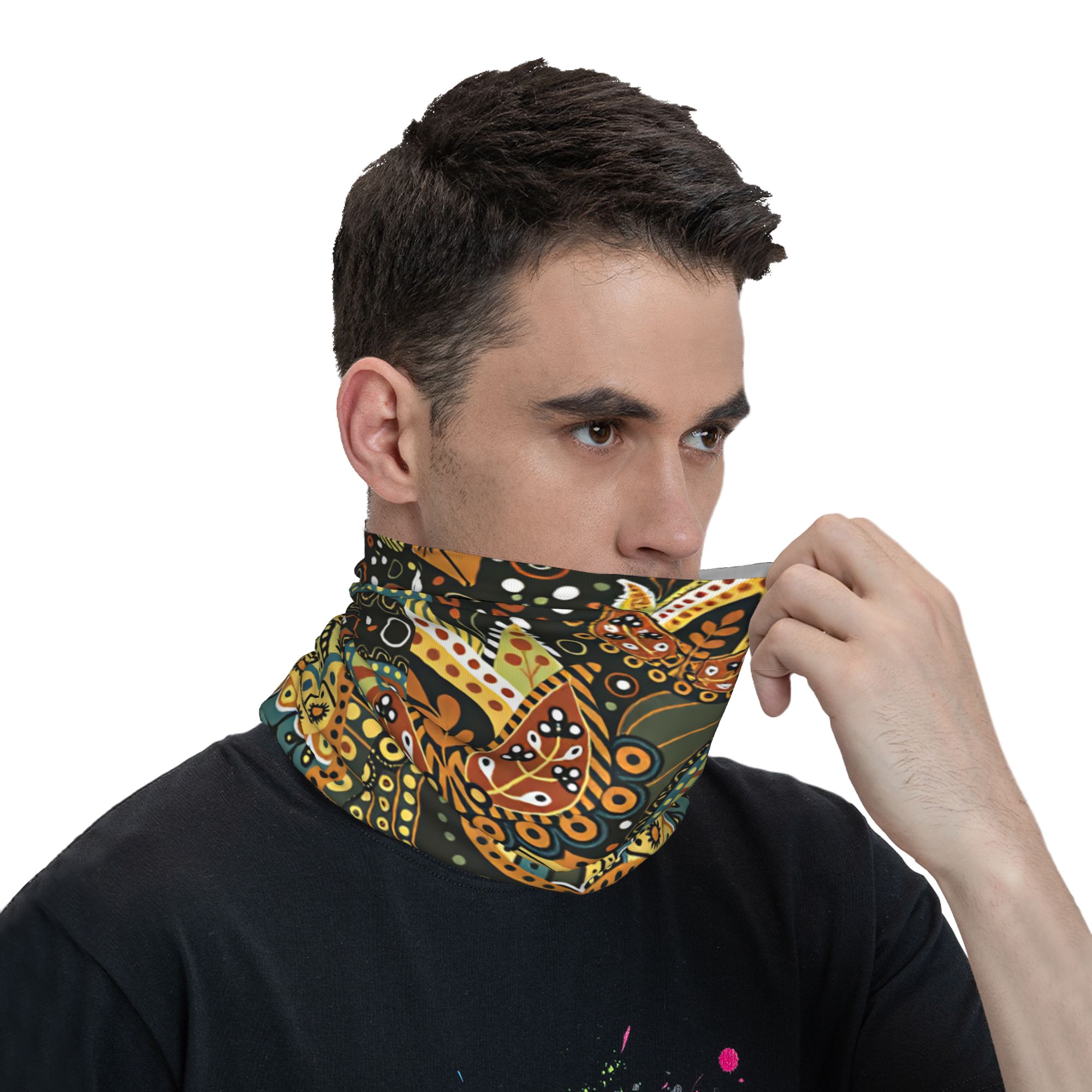 Ретро-балаклава в этническом с – обзор и цена Ethnic Fashion Men