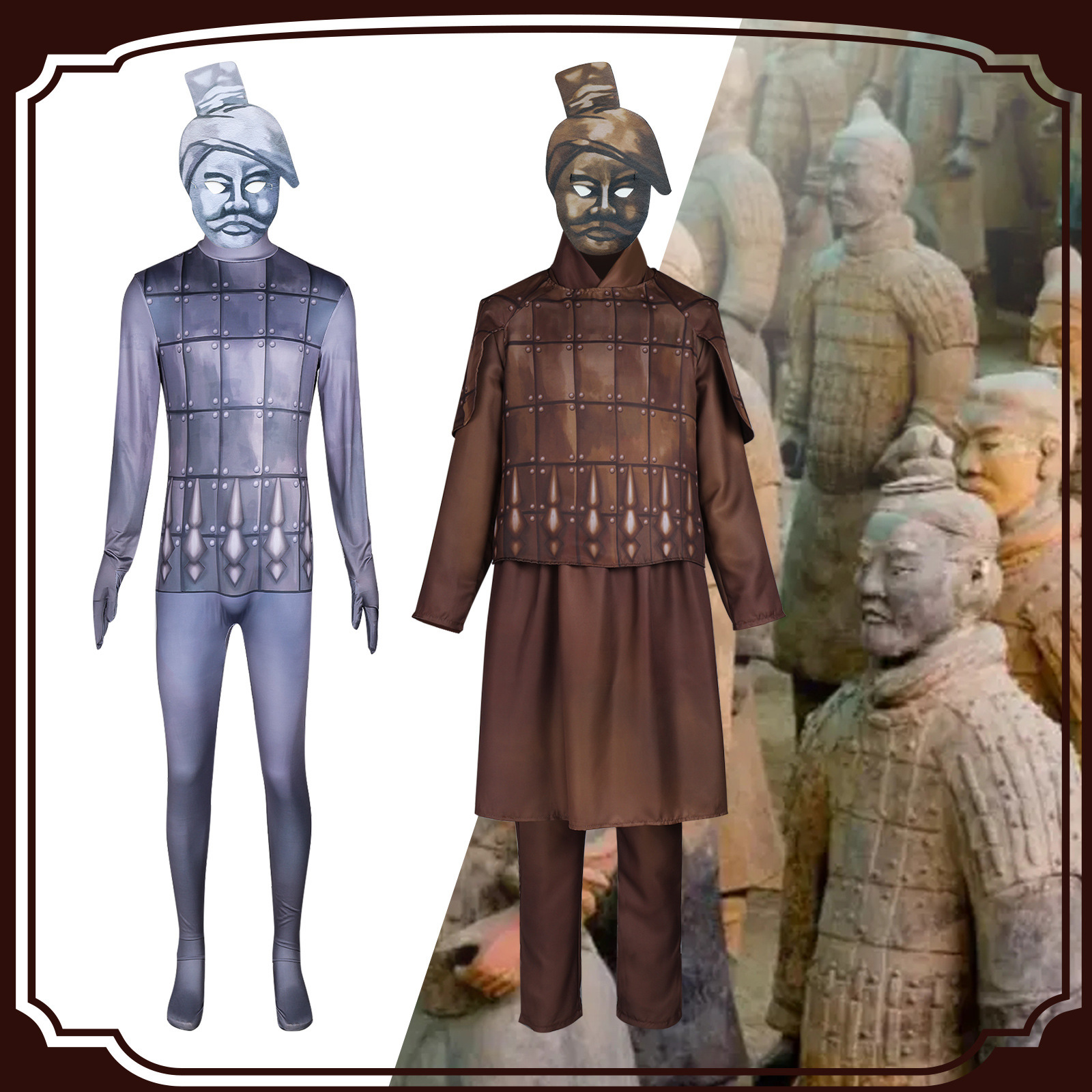 Костюм для косплея «Терракотов – обзор и цена Ethnic Fashion Dress