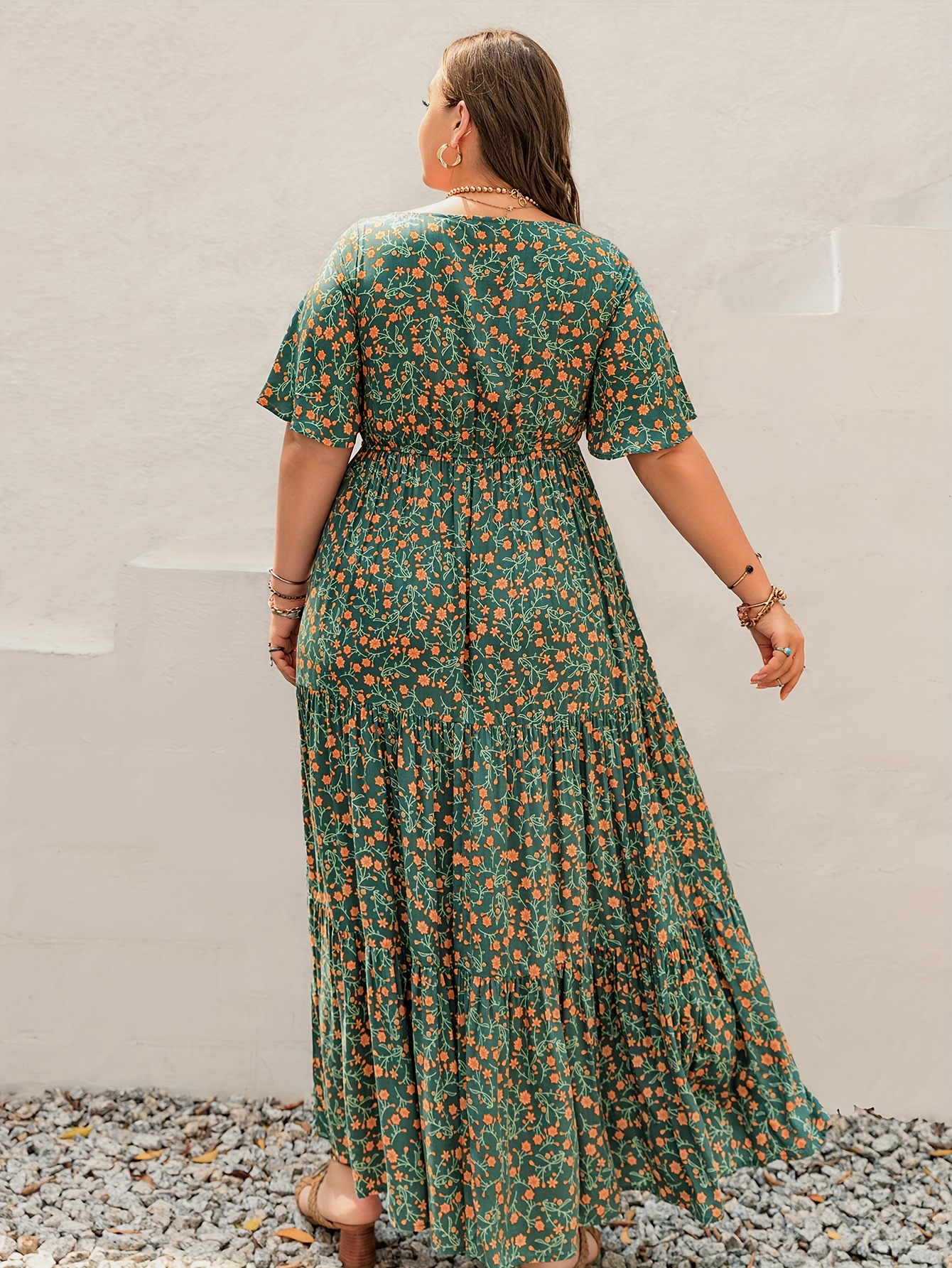 Длинное платье в богемном стил – обзор и цена Ethnic Fashion Dress