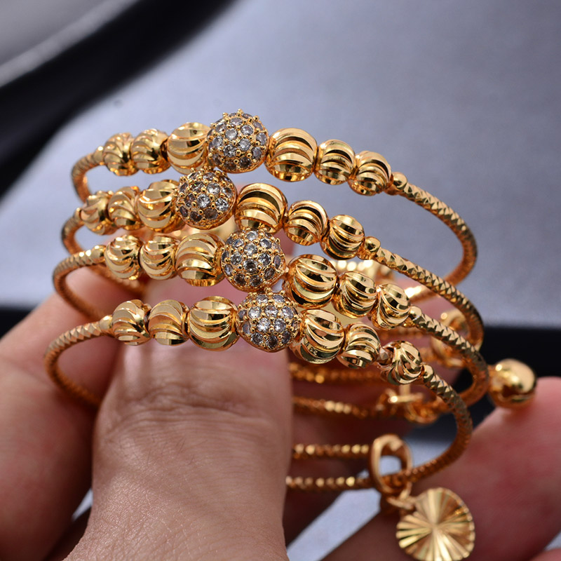 Золотые браслеты 24K, 4 шт., в – обзор и цена Ethnic Fashion In Dubai