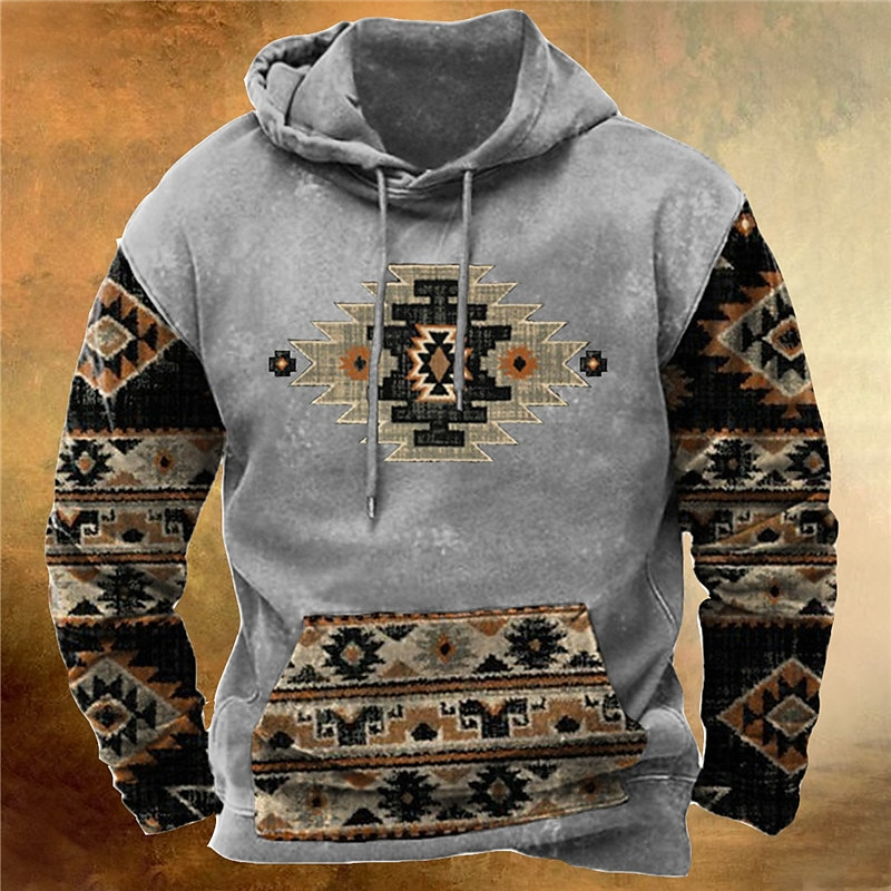 Новинка, винтажные худи с 3D э – обзор и цена Men'S Ethnic Fashion Trends