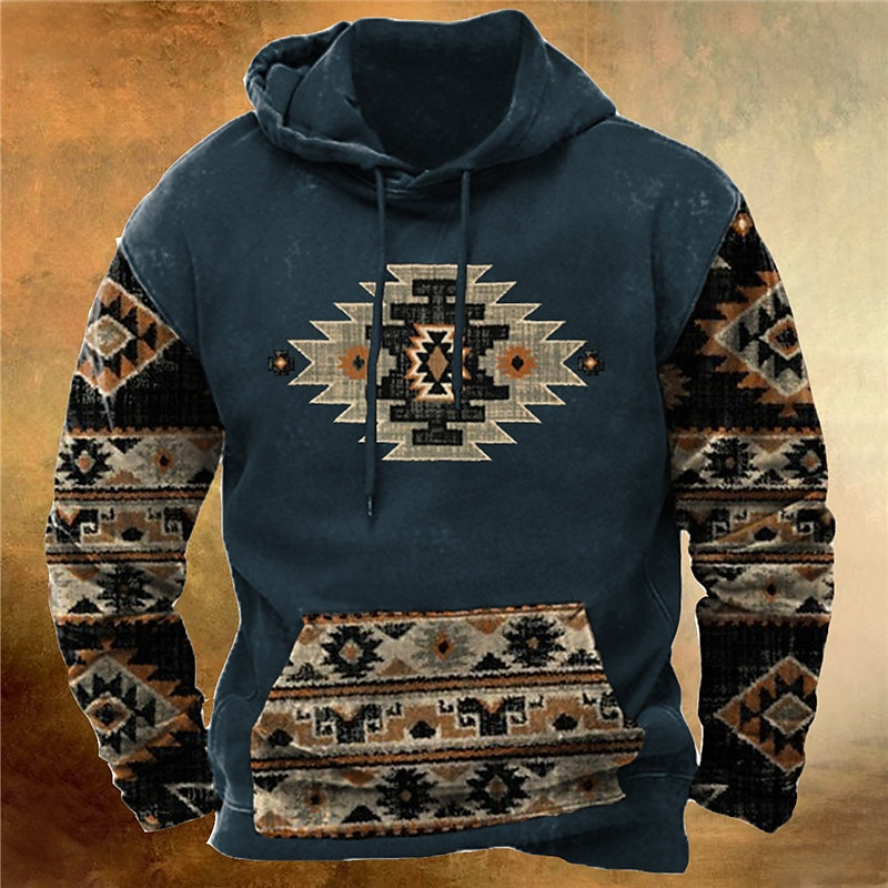 Новинка, винтажные худи с 3D э – обзор и цена Men'S Ethnic Fashion Trends