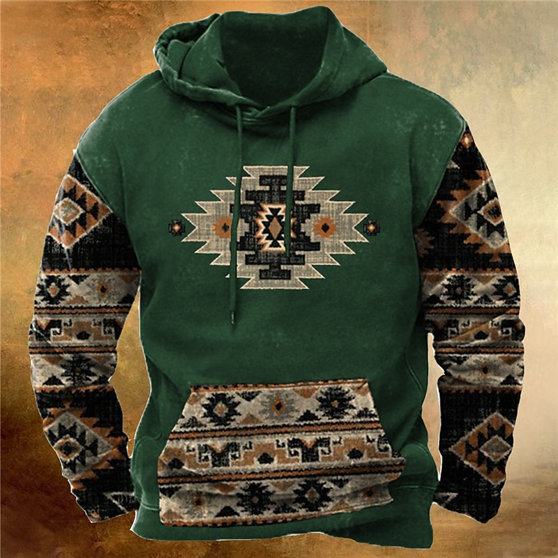 Новинка, винтажные худи с 3D э – обзор и цена Men'S Ethnic Fashion Trends
