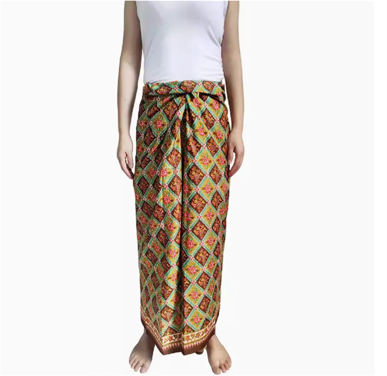Юбка-труба унисекс из Малайзии – обзор и цена Batik Sarong Wrap