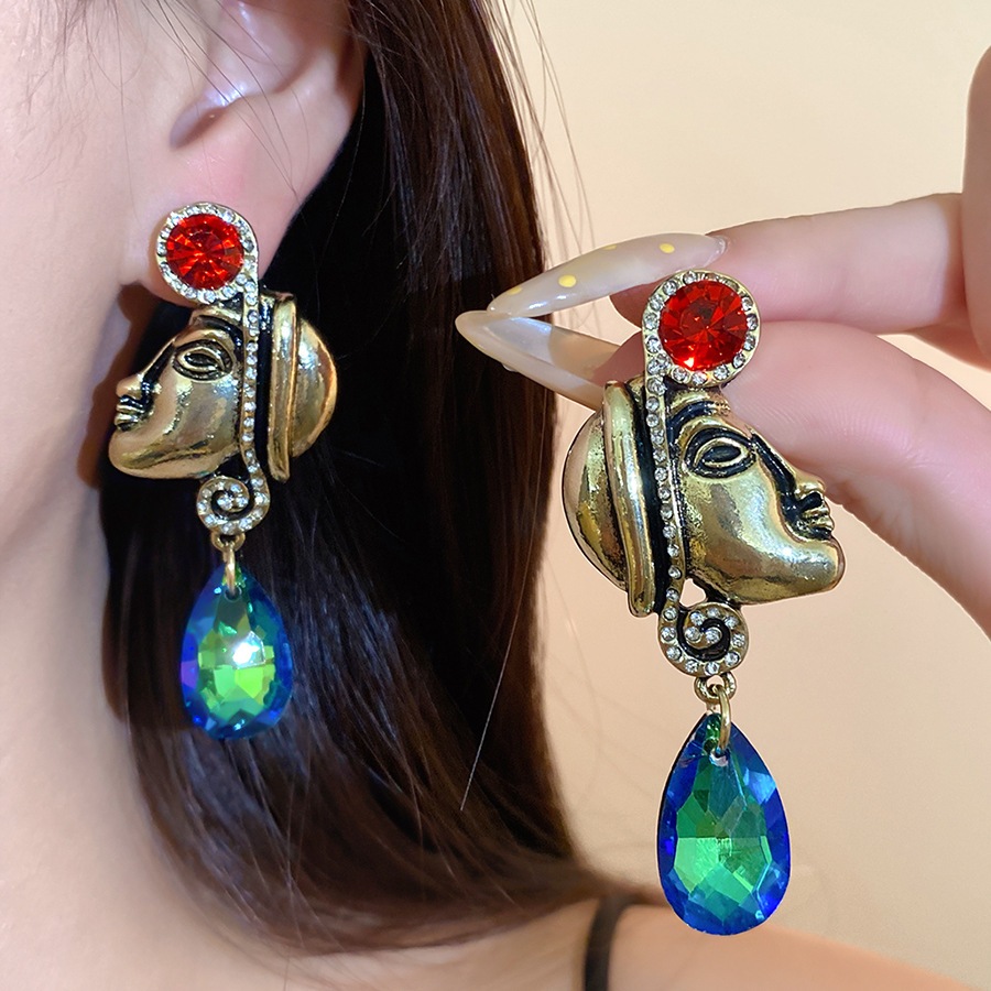 Винтажные серьги-подвески в эт – обзор и цена Y2K Ethnic Fashion