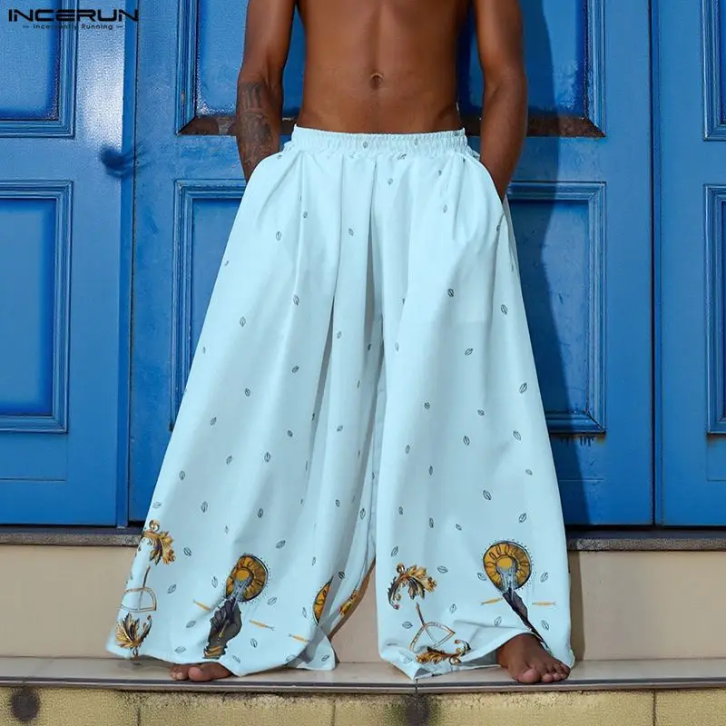 Мужские широкие брюки INCERUN  – обзор и цена Ethnic Fashion Men