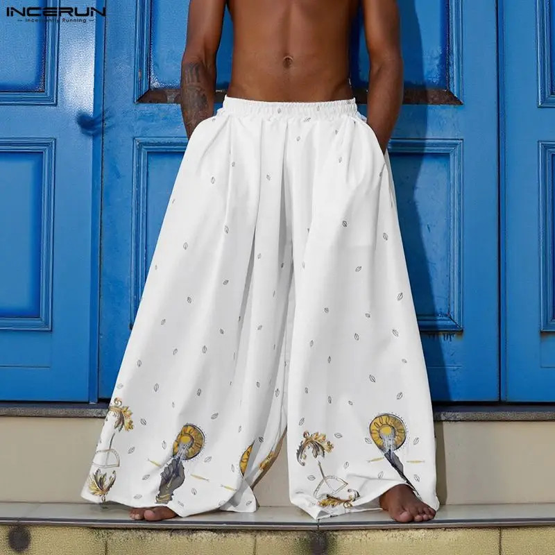 Мужские широкие брюки INCERUN  – обзор и цена Ethnic Fashion Men