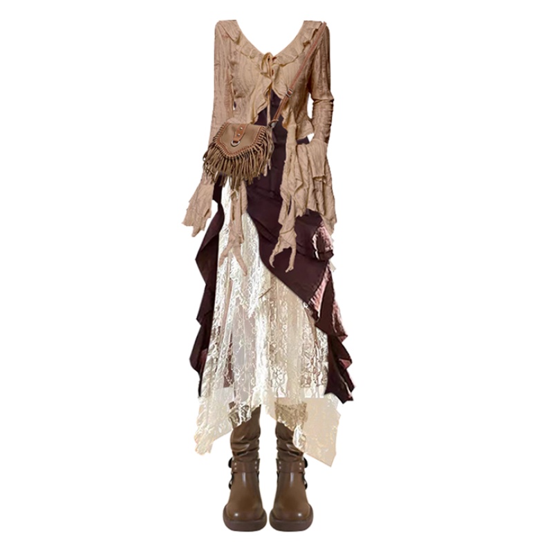 Осенний новый облегающий топ н – обзор и цена Ethnic Fashion Dress