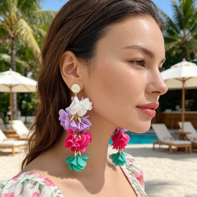 Этнические красочные серьги-кл – обзор и цена Ethnic Fashion Trends 2026