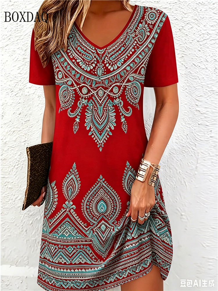 Винтажное этническое платье с  – обзор и цена Ethnic Fashion Dress
