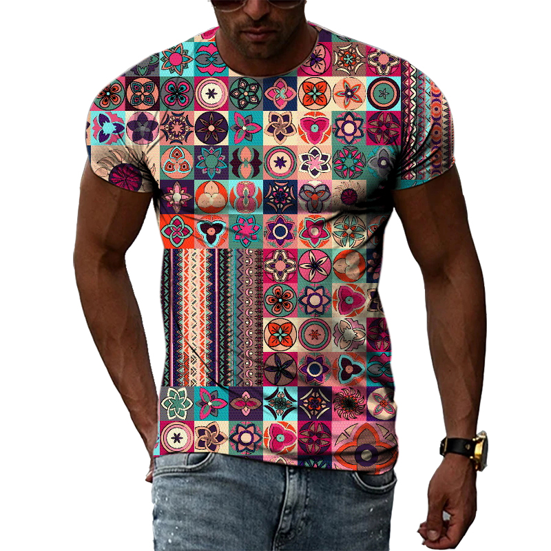 Футболка мужская с цветным при – обзор и цена Men'S Ethnic Fashion Trends