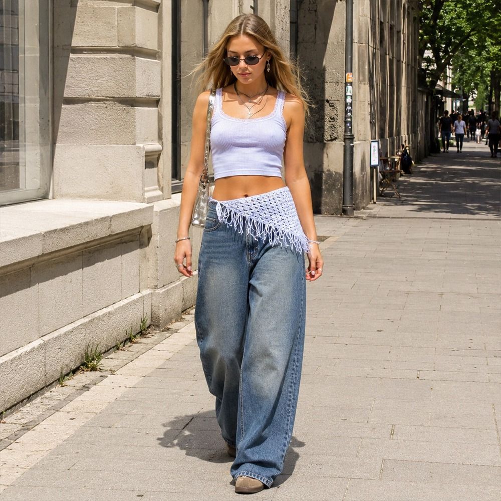 Модный пояс с бахромой и кисто – обзор и цена Y2K Ethnic Fashion