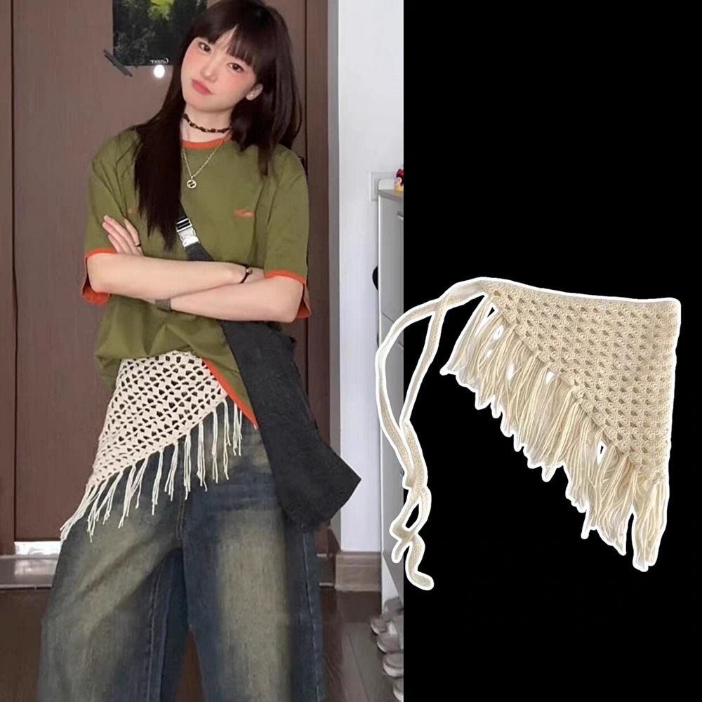 Модный пояс с бахромой и кисто – обзор и цена Y2K Ethnic Fashion