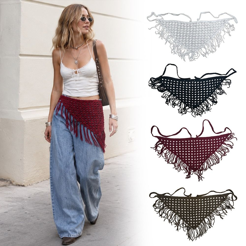Модный пояс с бахромой и кисто – обзор и цена Y2K Ethnic Fashion